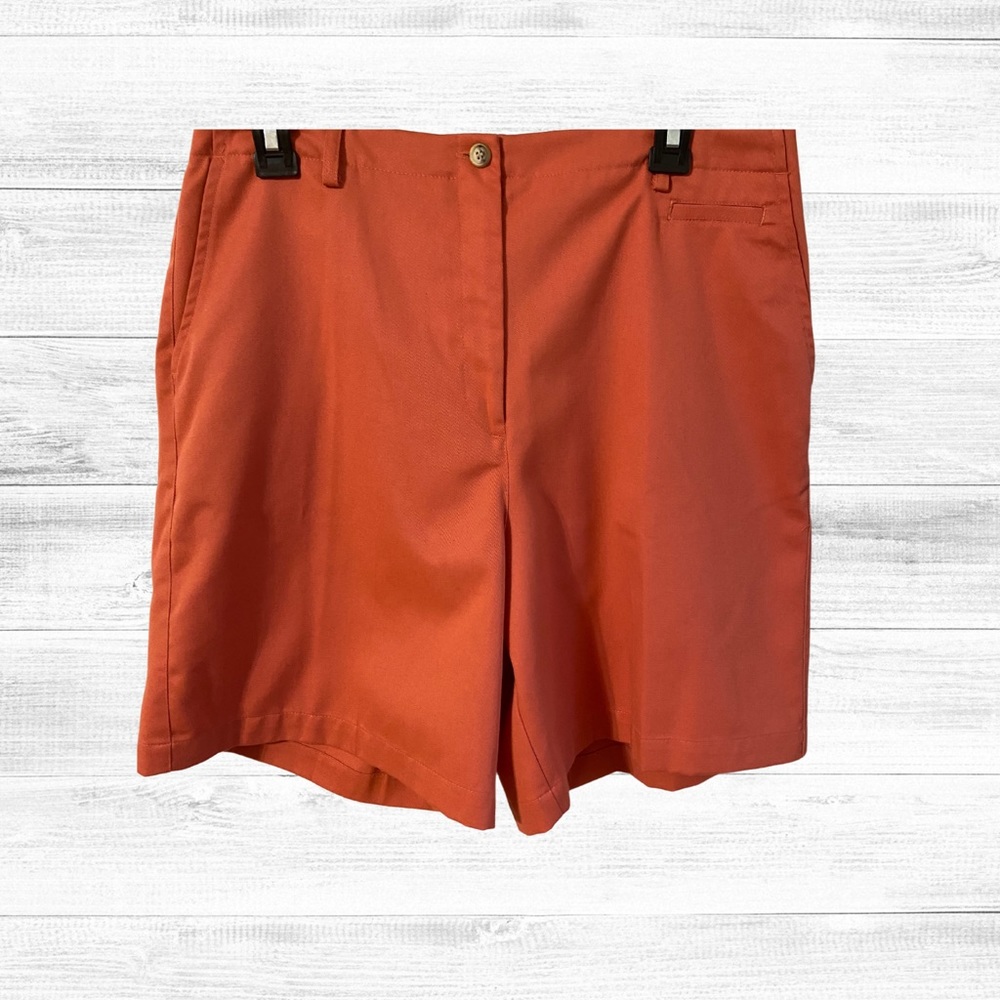 Talbots petites shorts size 14 burnt sienna